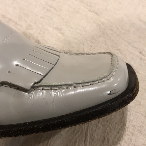 Vintage Prada Fringed Loafers Size 36 1/2 with Dust Bags and Cloth - Picture 13 of 16